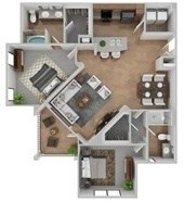 Spacious 2B2B Apartment For Sublease