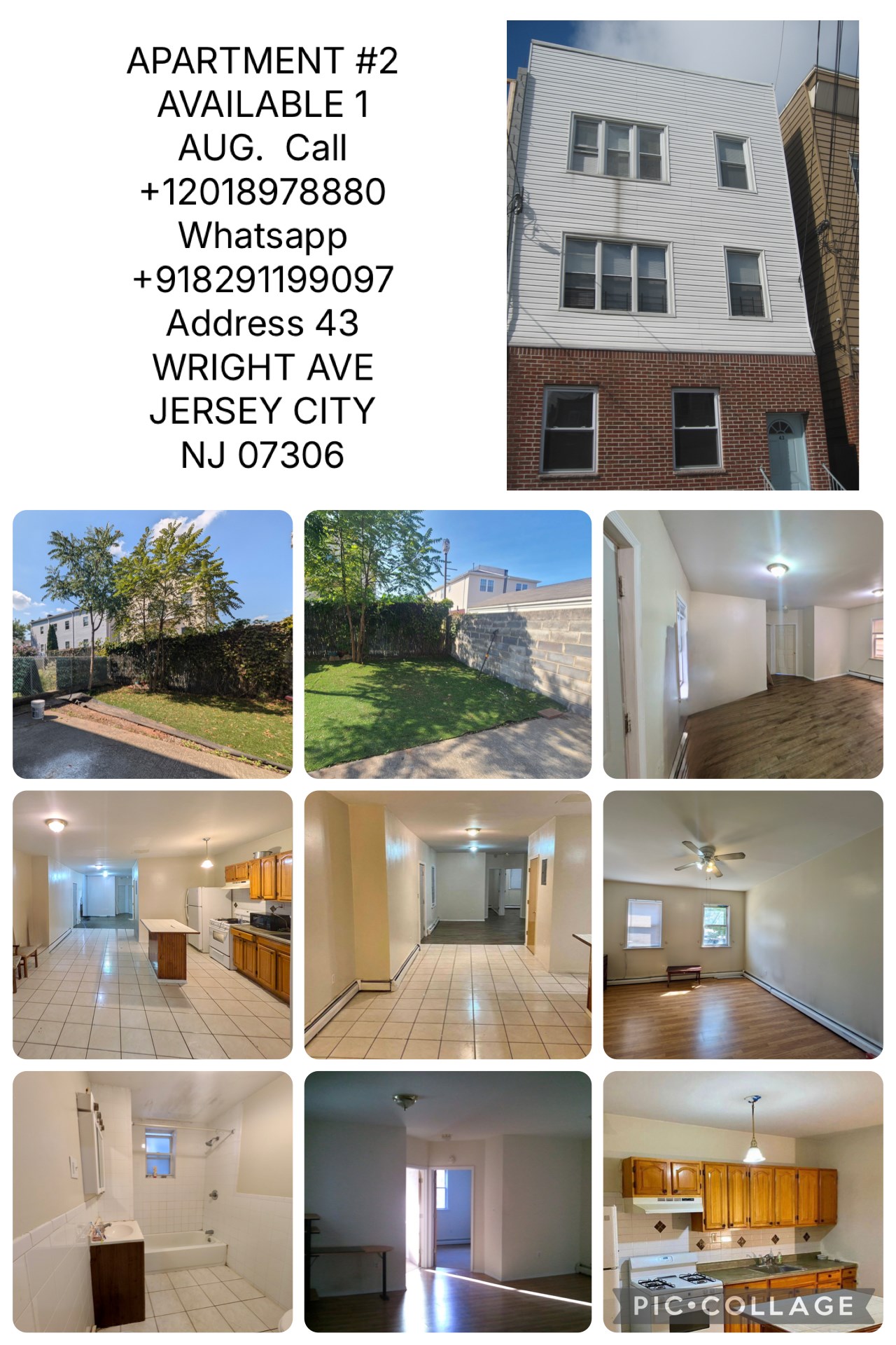 43 WRIGHT AVENUE  IN  JERSEY CITY NJ