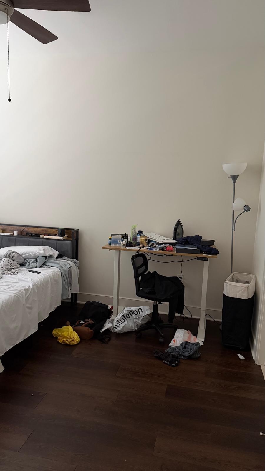 Master Bedroom With Attached Bathroom In A 2 Bed 2 Bath Apartment.