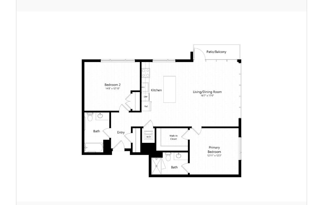 2-Bed, 2-Bath Apartment In Parsippany-Troy Hills, NJ