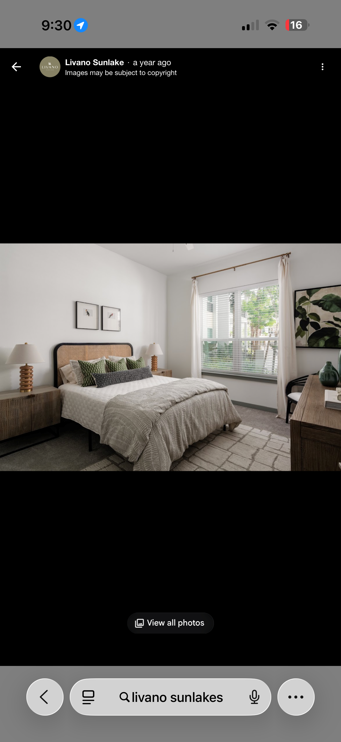 Apratment Sublease