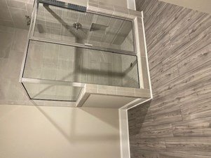 Single Bed Room (MASTER) With Attached Bath/Closet Furnished With Queen Bed And Desk