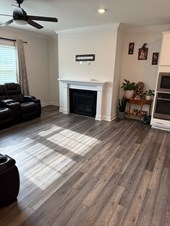 FURNISHED SPACIOUS BEDROOM DOWNSTAIRS- ATTACHED BATH  IN 4BR/3BATH  HOME