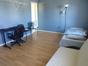 Fully Furnished Shared Master Bedroom In Herdnon Near Metro Station And Bus Stop Right Outside Home