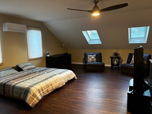 Brand New- Private Room With Private Bath. Fully Furnished, Brand New TV, Bed, Ceiling Fan,