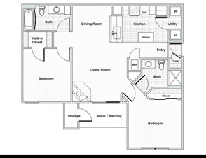 1bed Private Bath Room For Rent In In 2bed 2bath