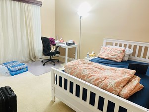Fully Furnished Master Bedroom With Attached Bath In A Luxurious Condo In Nashua Exit 8/7