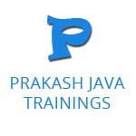 PRAKASH JAVA TRAININGS